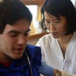 Nursing Student gives flu shot