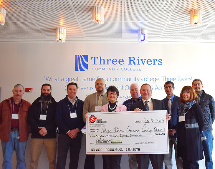 Three Rivers received $95,018 rebate check. 
