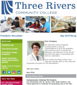 Three Rivers May Newsletter