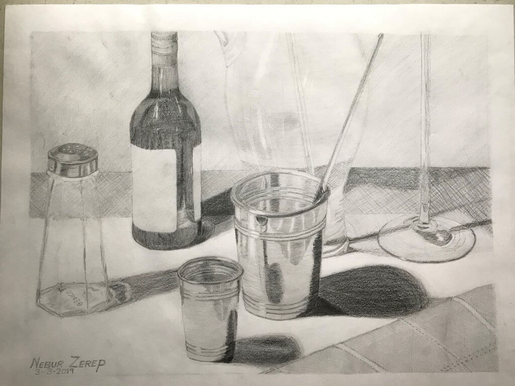 Cheers! - Pencil - 18"x24"