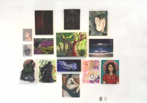 Photo of Exhibit of Amanda Swan's work